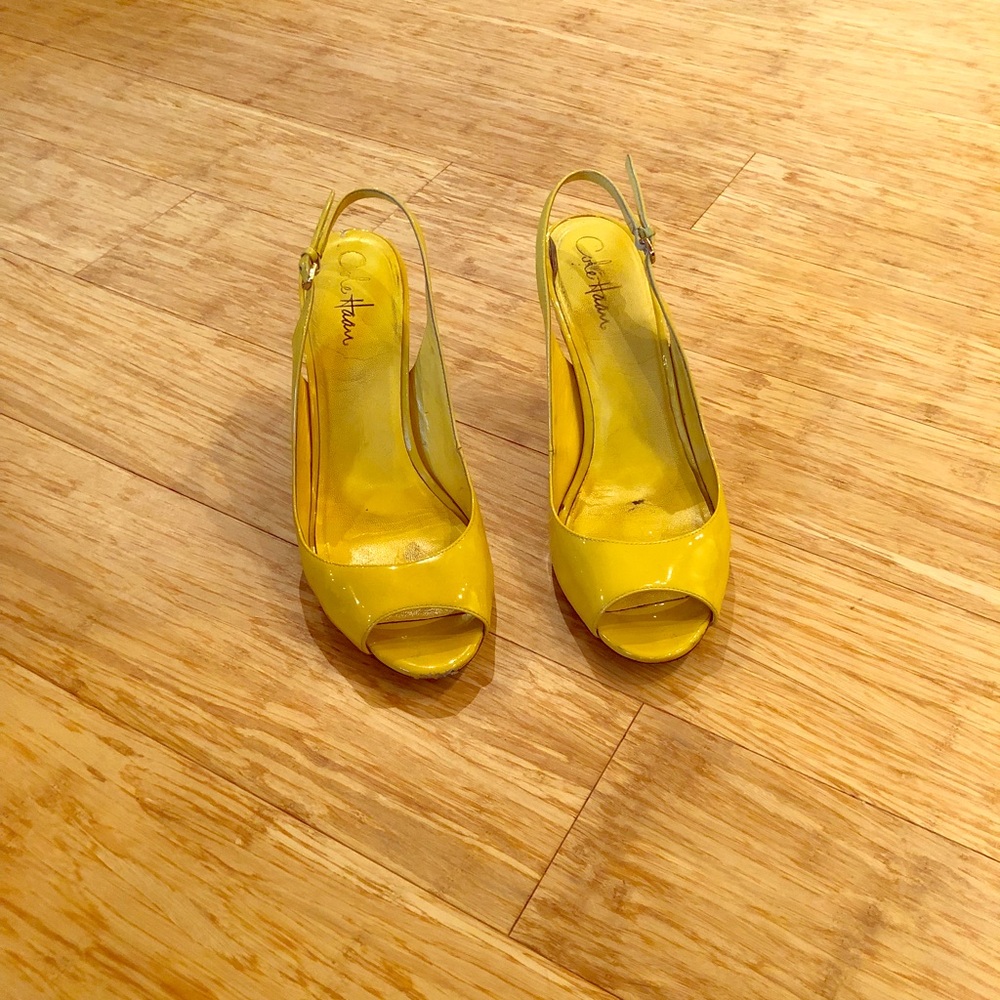 Cole Haan Yellow Heel